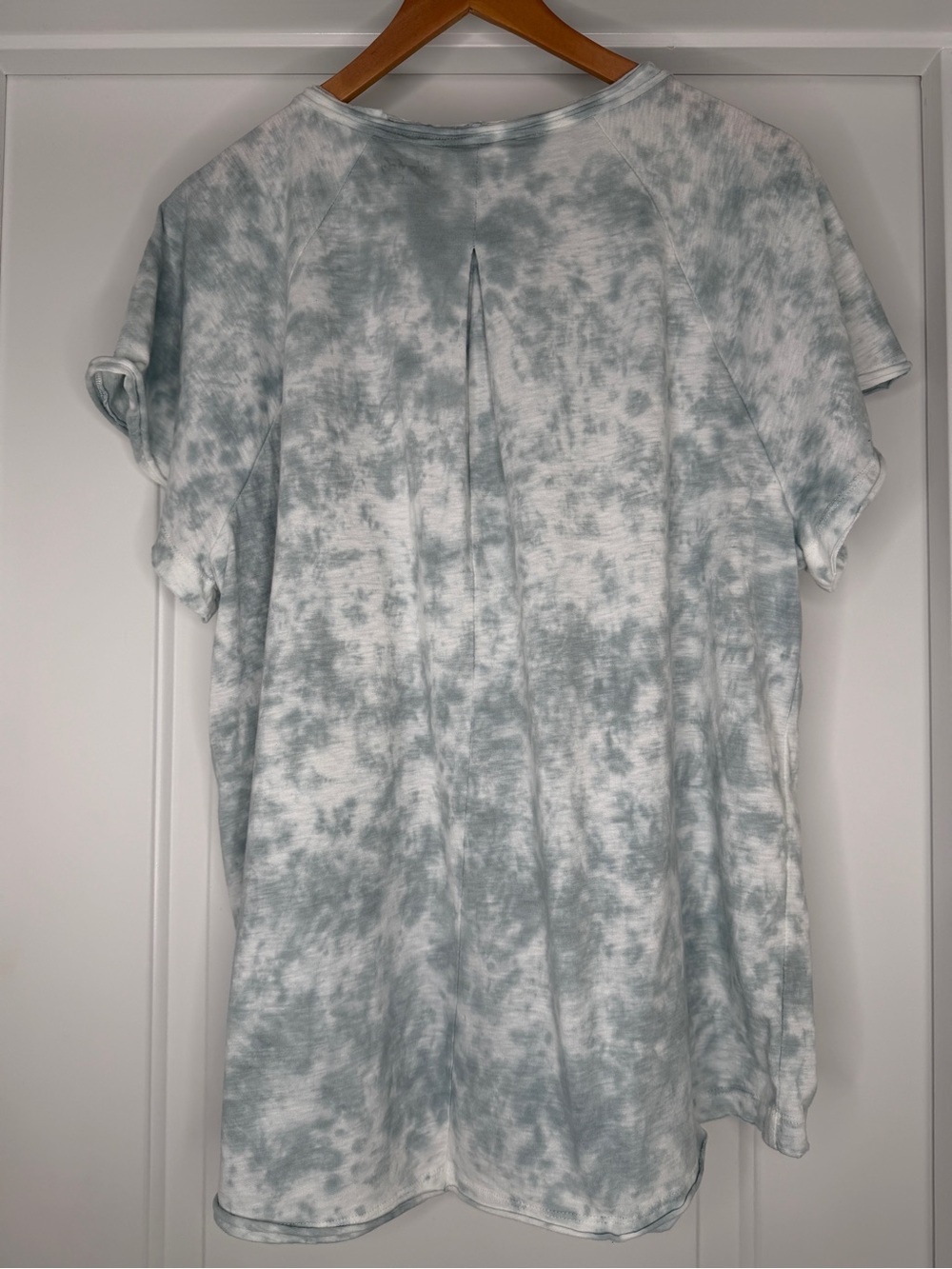 Wonderly Women’s Tie-Dye Pintuck Short Sleeve Top, Sz.L - Picture 8 of 13